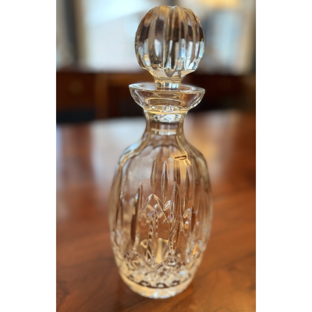 Waterford Crystal Lismore Spirit Decanter-Engraved 1999 Golf Trophy w/h Stopper